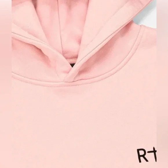 RtA Heavyweight Hoodie Blush Pink/Salmon color  New - Picture 8 of 8